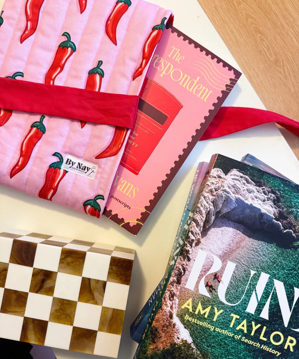 book sleeve - chilli