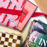 book sleeve - chilli