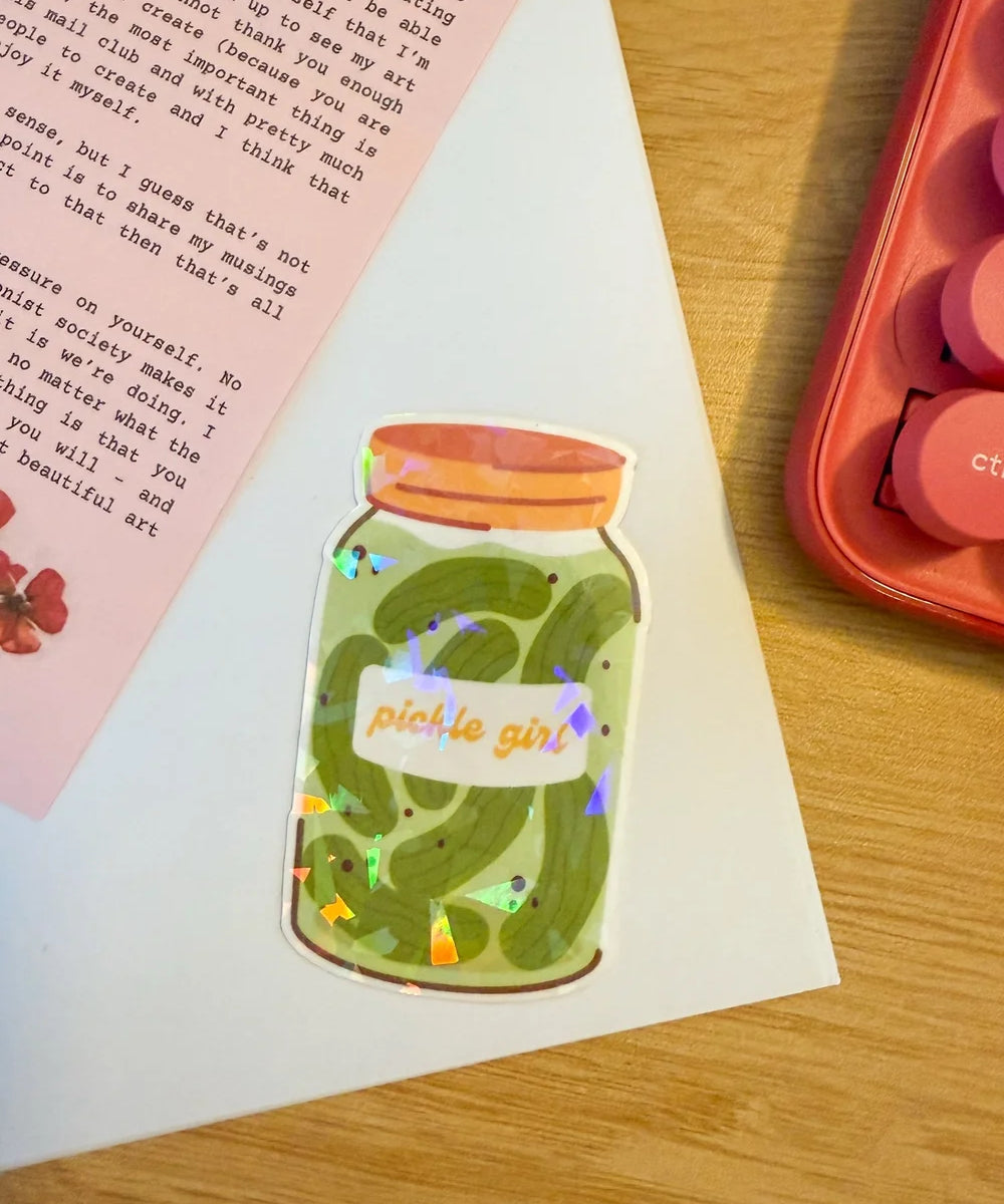 pickle girl sticker