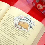 just a girl who loves books read & snap bookmark