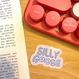 pastel silly goose sticker