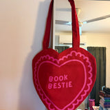 the lover heart tote bag