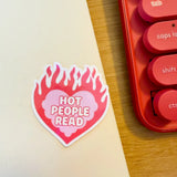 hot people read sticker