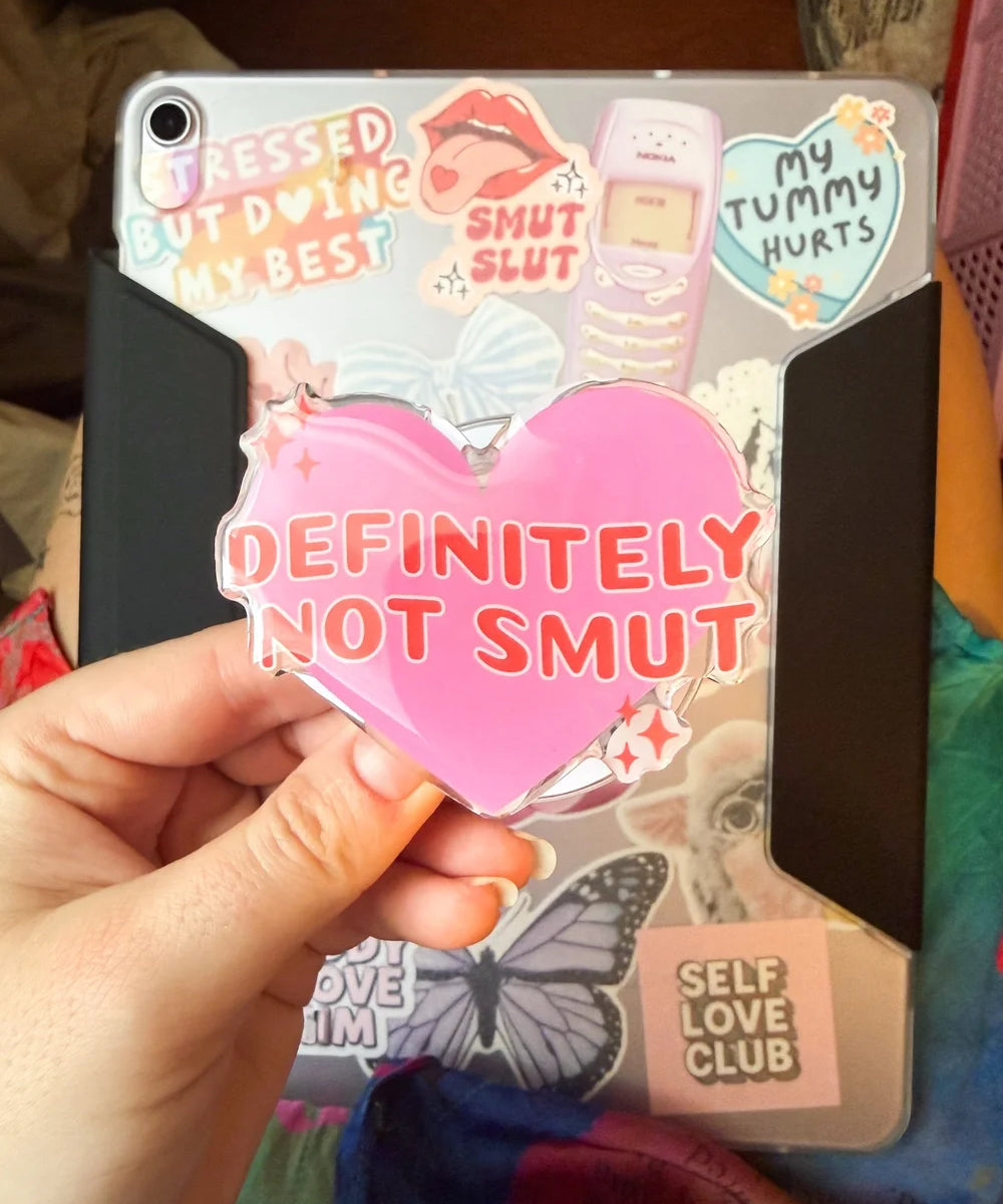 get a grip e-reader holder - definitely not smut