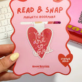 you are so loved read & snap bookmark