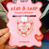 literally a girl vintage cake read & snap bookmark