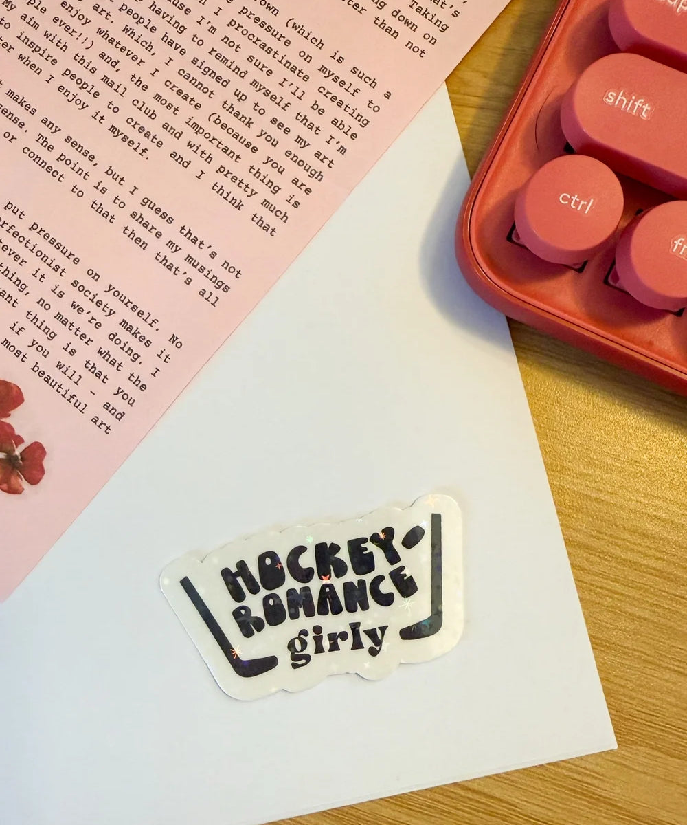 hockey romance sticker