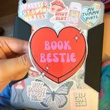 get a grip e-reader holder - bestie heart