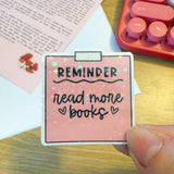 read more books sticker