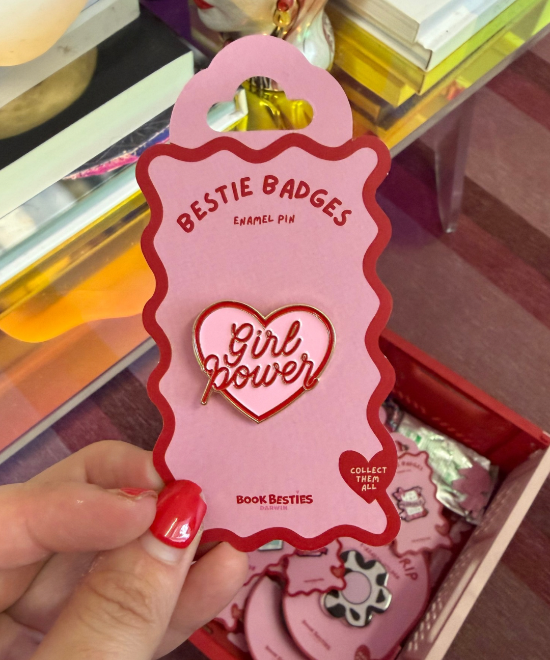 bestie badges - girl power