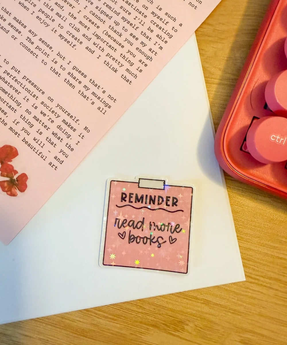 read more books sticker