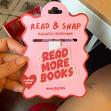 read more books read & snap bookmark