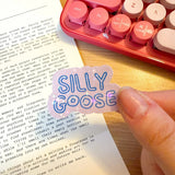 pastel silly goose sticker