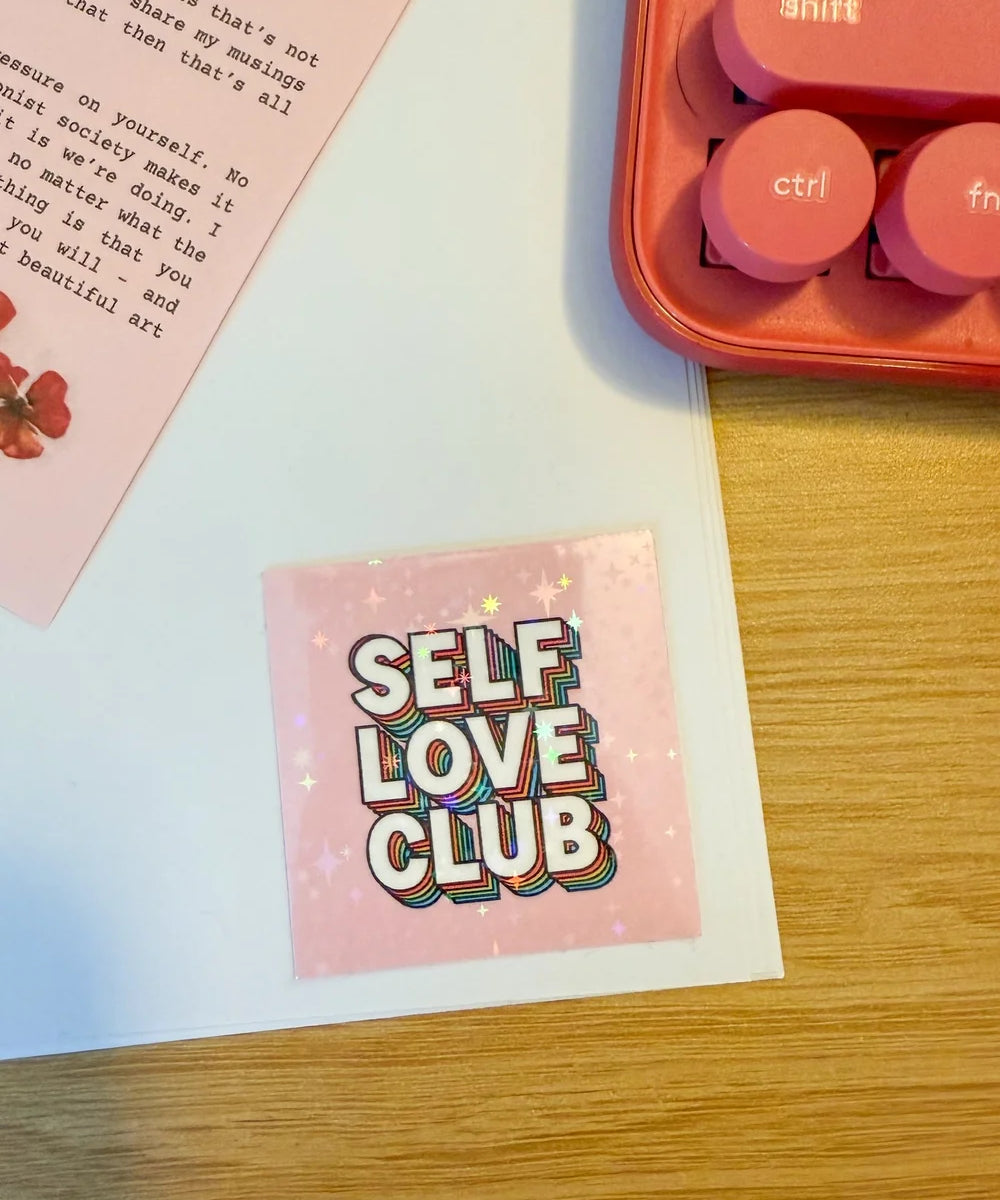 self love club sticker