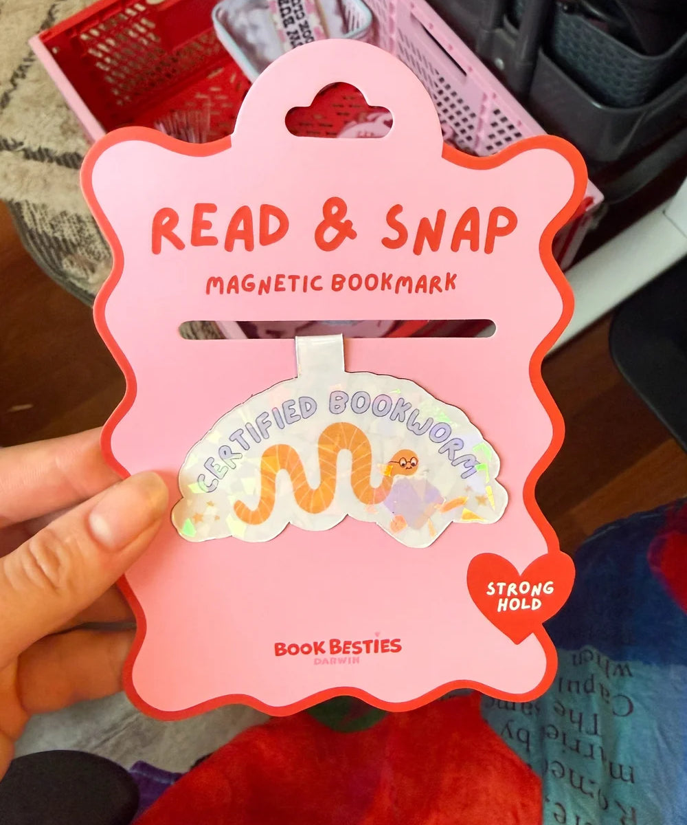 certified bookworm read & snap bookmark