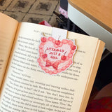 literally a girl vintage cake read & snap bookmark