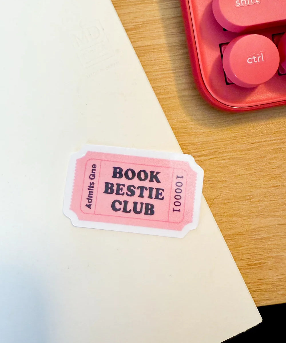 bestie ticket sticker