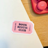 bestie ticket sticker