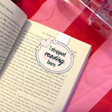 i stopped reading here read & snap bookmark - lilac