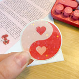 love yin and yang sticker