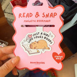 just a girl who loves books read & snap bookmark