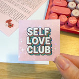 self love club sticker
