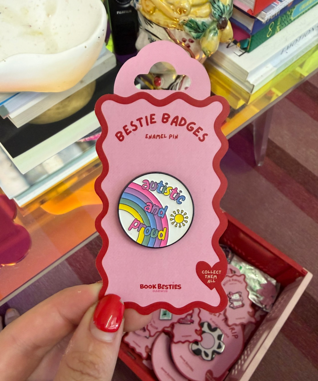 bestie badges - autistic and proud
