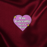 bestie badges - literally just a girl