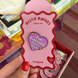 bestie badges - literally just a girl