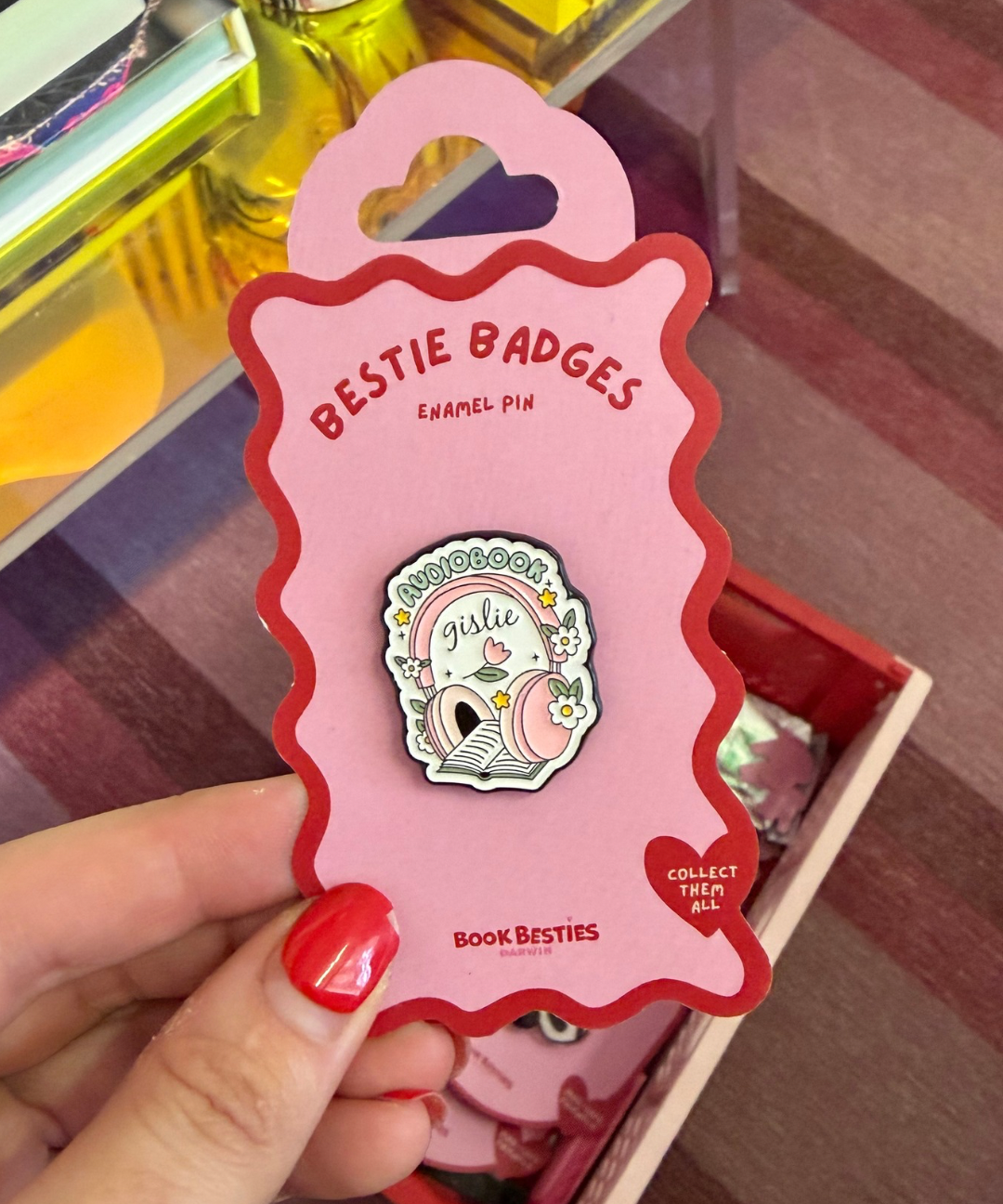bestie badges - audiobook girlie