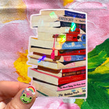Book stack sticker