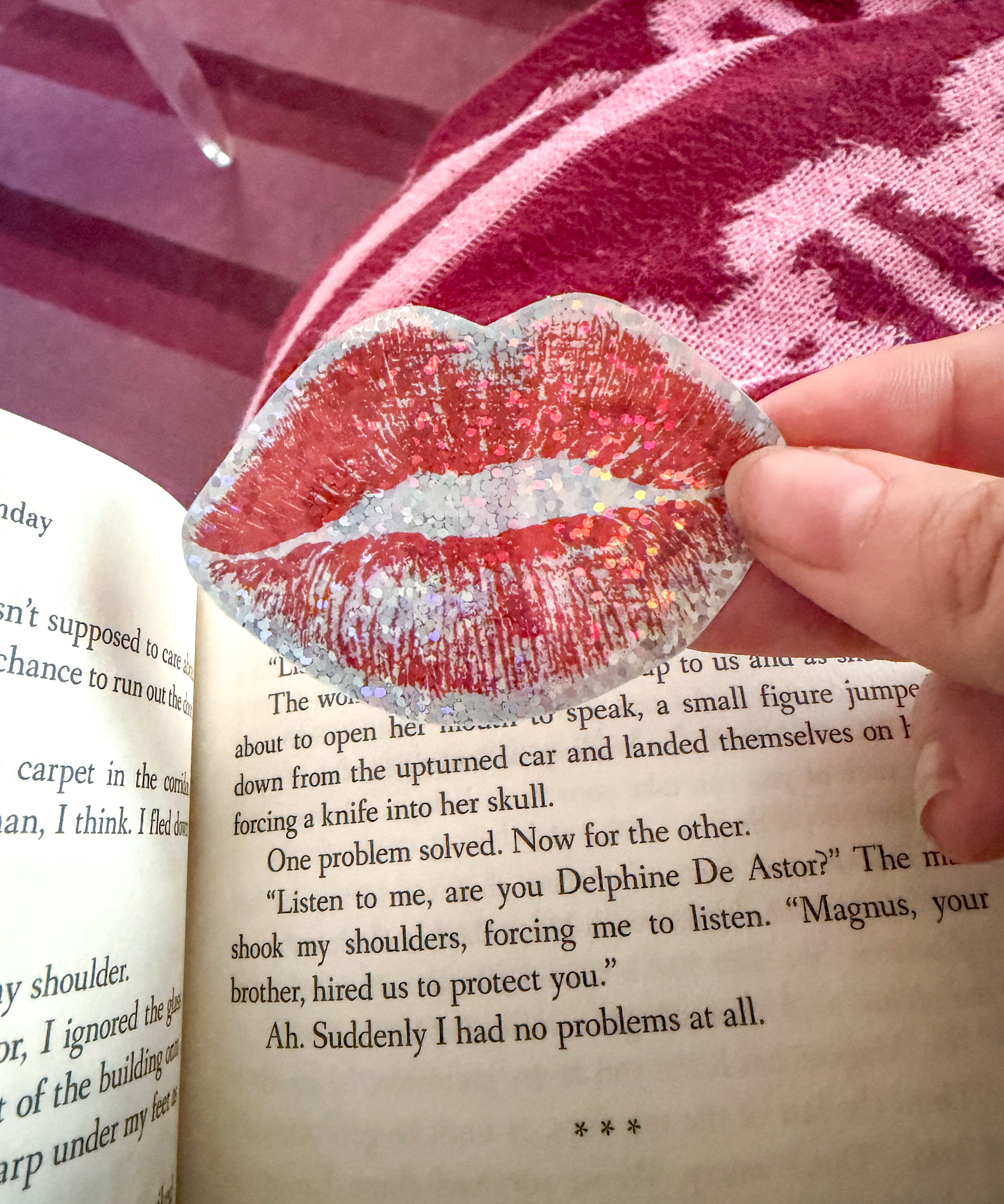 lipstick kiss sticker