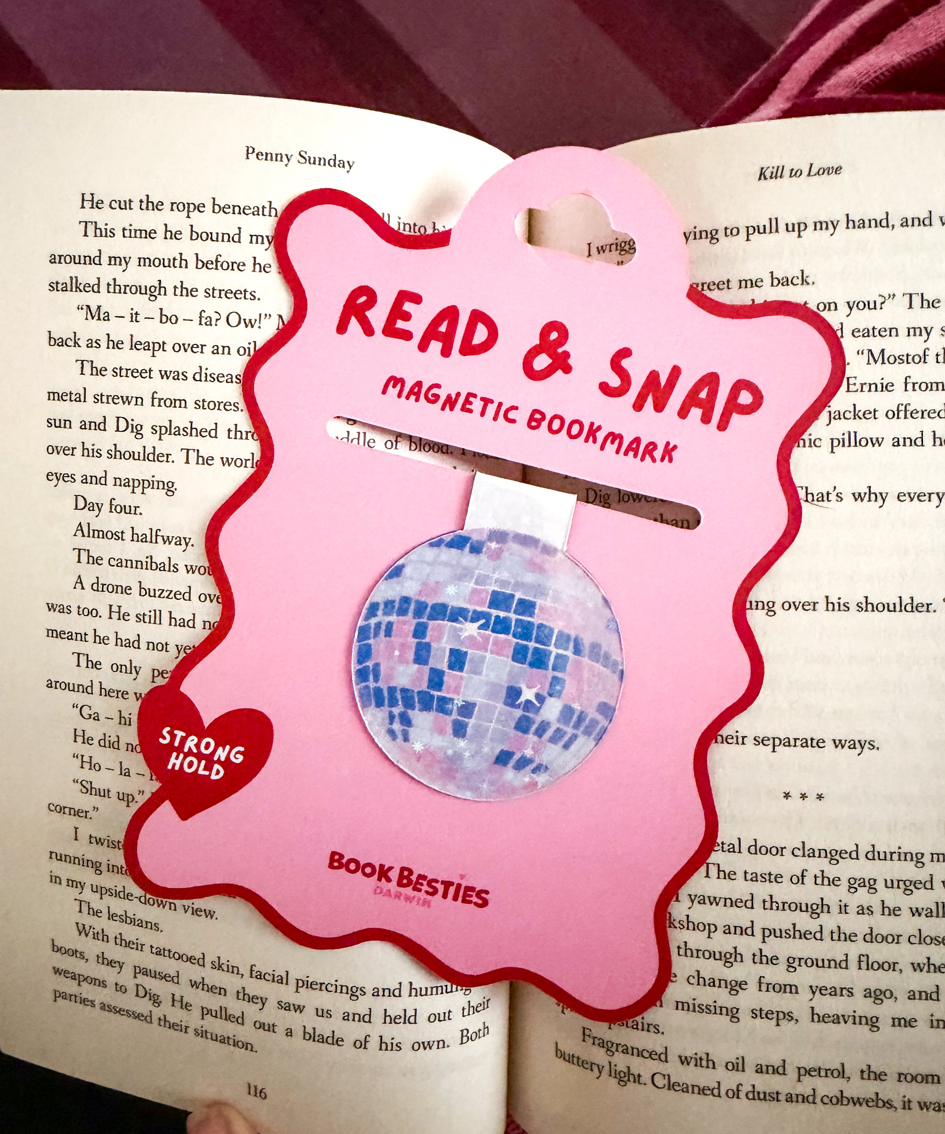disco disco read & snap bookmark