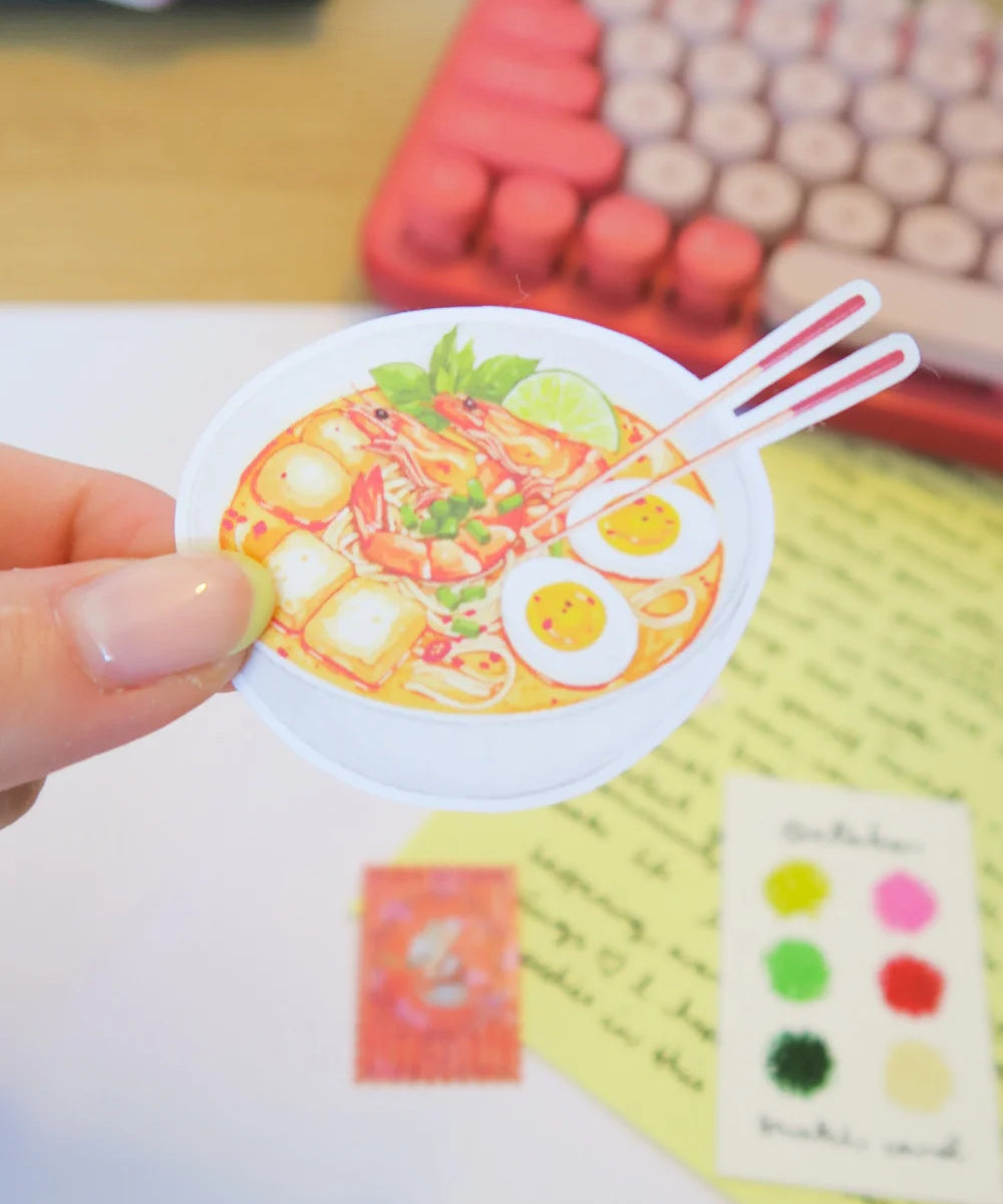 laksa bowl sticker