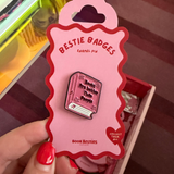 bestie badges - books are better