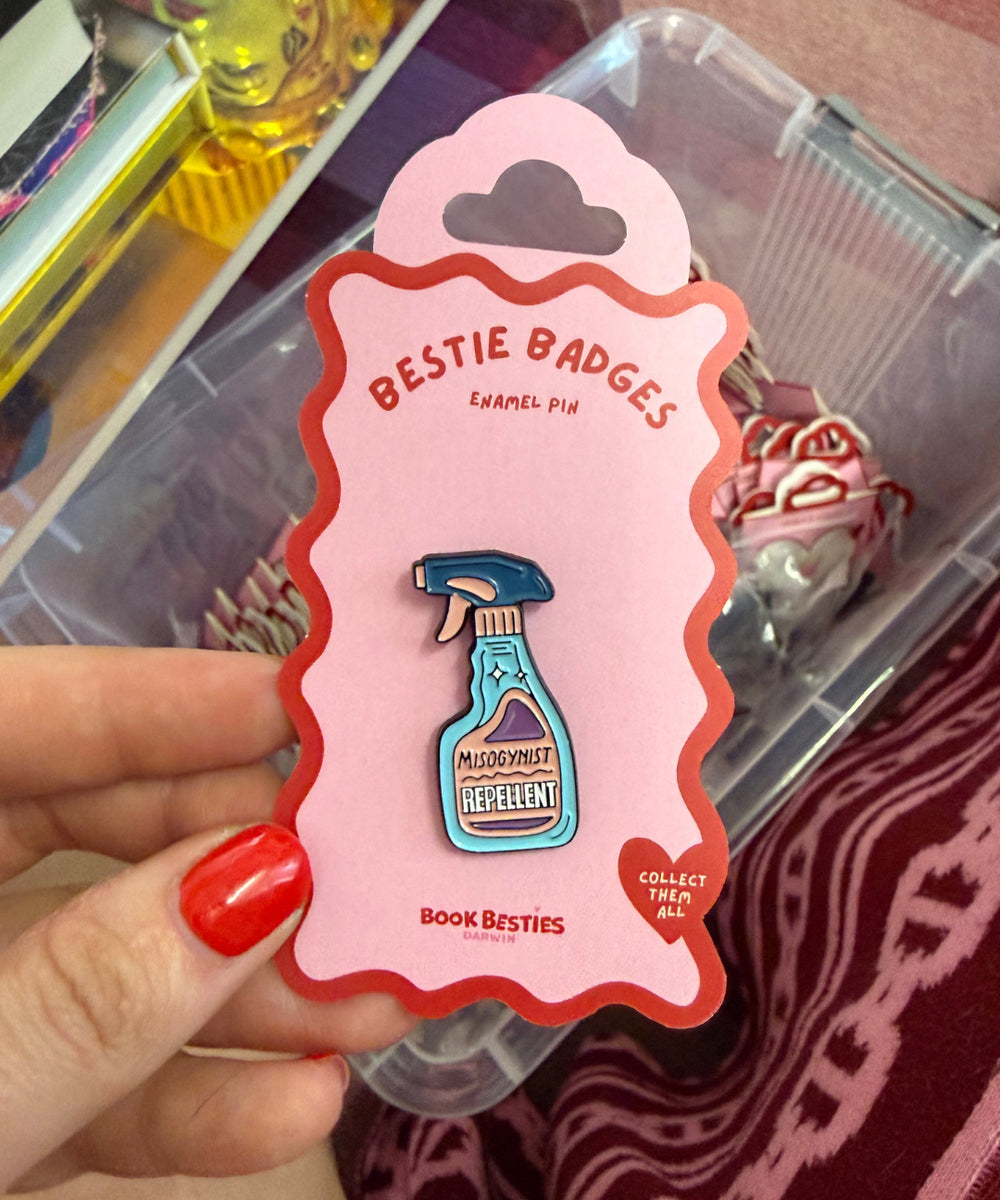bestie badges - misogynist spray