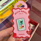 bestie badges - three of cups