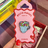 bestie badges - cup of books