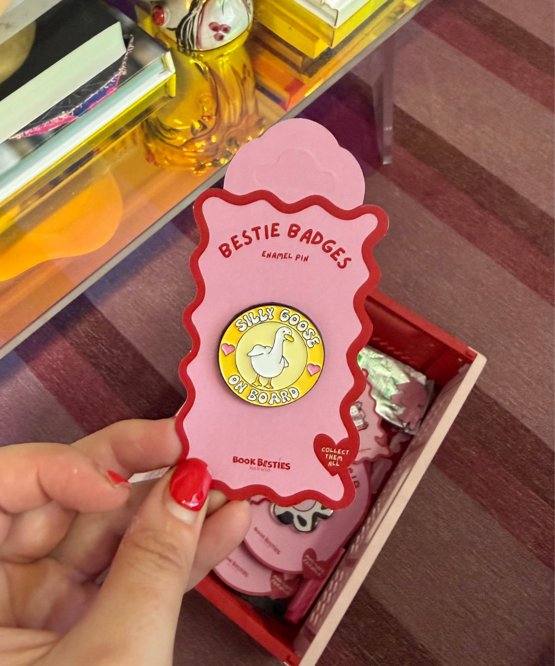 bestie badges - silly goose on board