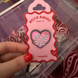 bestie badges - snacky snacks