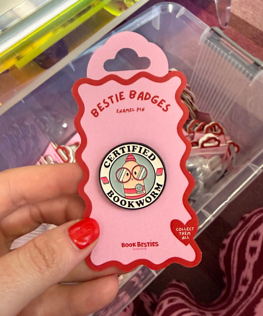 bestie badges - certified bookworm