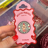 bestie badges - certified bookworm