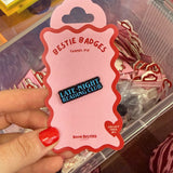 bestie badges - late night reading club
