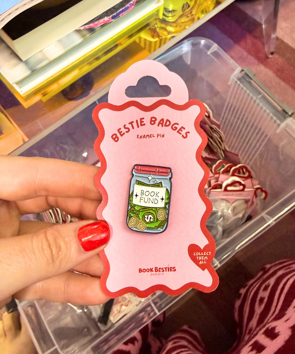 bestie badges - book fund
