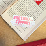 emotional support water bottle sticker
