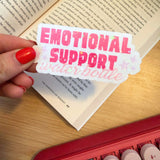 emotional support water bottle sticker