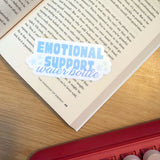 emotional support water bottle sticker