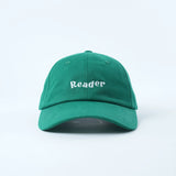 reader cap - emerald