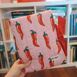 book sleeve - chilli