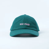 too much cap - teal